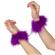 Secretplay Purple Marabou Handcuffs