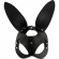 Coquette Vegan Leather Mask With Bunny Ears