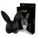 Coquette Vegan Leather Mask With Bunny Ears