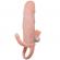 Brave Man Penis Cover With Clit and Anal Stimulation Flesh 16.5 CM