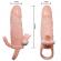 Brave Man Penis Cover With Clit and Anal Stimulation Flesh 16.5 CM