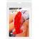 Baile Unisex Anal Plug With Suction Cup Red