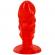 Baile Unisex Anal Plug With Suction Cup Red