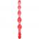 Bendy Twist Anal Beads  Red