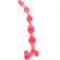 Bendy Twist Anal Beads  Red