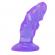 Baile Unisex Anal Plug With Suction Cup Purple