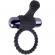 Fantasy C-Ring Vibrating Silicone Super Ring Black