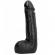 All Black Dildo  Smoth   20 CM