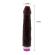 Waves of Pleasure Realistic Vibrator Brown 23 CM