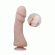 The Big Penis Realistic and Vibrating Dildo Flesh 23.5 CM