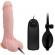 Inflatable and Vibrating Realistic Dildo 18.8 CM