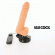 Basecock Realistic Vibrator Remote Control Flesh 18.5CM