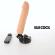 Basecock Realistic Vibrator Remote Control Flesh 20CM