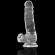 Xray Clear Cock With Balls  18.5CM X 3.8CM