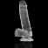 Xray Clear Cock With Balls  18.5CM X 3.8CM