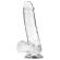 Xray Clear Cock With Balls  18.5CM X 3.8CM