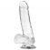 Xray Clear Cock With Balls  18.5CM X 3.8CM