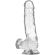 Xray Clear Cock With Balls  18.5CM X 3.8CM