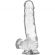 Xray Clear Cock With Balls  18.5CM X 3.8CM