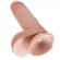 King Cock 7\" Cock Flesh With Balls 17.8 CM