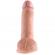 King Cock 7\" Cock Flesh With Balls 17.8 CM