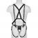 King Cock 28 CM Hollow Strap-On Suspender System - Flesh