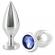 Metalhard Anal Plug Diamond Cristal Big 10.16CM