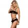 Subblime Fringed Bra and Panties Set One Size