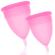 Stercup Menstrual Cup Size S + Size L Pack - Pink