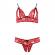 Cottelli Bra Set Open Cup and Crotchless Set