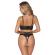 Abierta Fina Shelf Bra and Crotchless String