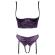 Cottelli Satin Quarter Cup Bra Set