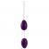 Twins Balls Anal Beads Purple