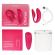 We Vibe Chorus Couples Vibrator With Squeeze Control - Pink