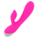 Ohmama Usb Rechargeable Silicone Rabbit Vibrator 10 Speeds 19 CM