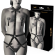 Coquette Elastic Harness Set and Nipple Covers Black