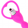 Ohmama Vibrating Butt Plug - Pink