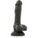 Cock Miller Harness + Silicone Density Cocksil Articulable - Black 13CM