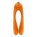 Satisfyer Candy Cane Finger Vibrator Orange