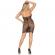 Leg Avenue Multi Net Mini Dress One Size - Black