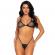 Leg Avenue Fishnet Bikini Top and G-String One Size