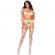 Leg Avenue Three Pieces Set Bra, Garter Belt and G-String