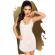 Penthouse Casual Seduction Babydoll - White