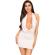 Penthouse Heart Rob Dress - White