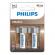 Philips Alkaline Battery D LR20 BLISTER*2