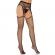 Leg Avenue Industrial Net Stockings With O Ring Attached Garter Belt One Size