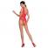 Passion Woman BS086 Bodystocking - Red One Size