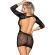 Queen Lingerie Net-Dress Bodystocking S-L