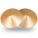 Coquette Chic Desire Nipple Covers - Golden Circles