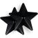 Coquette Chic Desire Nipple Covers - Black Stars